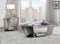 Thyge Coffee Table, Satin Plated & Glass Stone